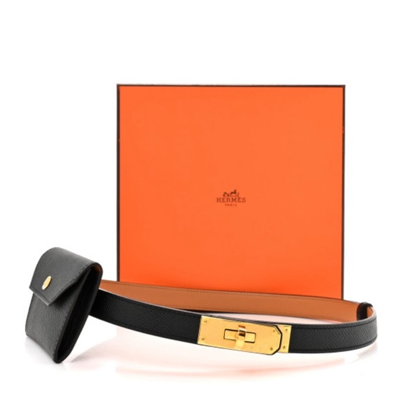 New Hermes Epsom Kelly Pocket Belt One Size - Picture 1 of 7
